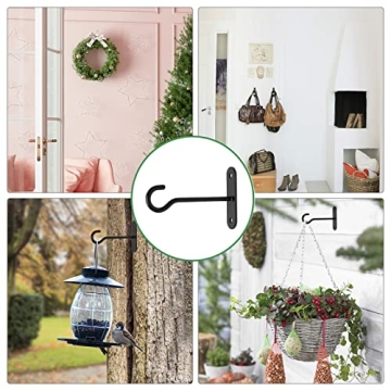 PUPINGPIG 4 Inch Heavy Duty Ceiling Hooks for Plants