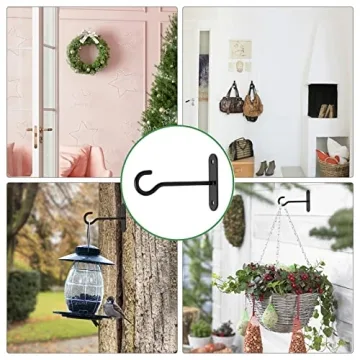 PUPINGPIG 4 Inch Heavy Duty Ceiling Hooks for Plants