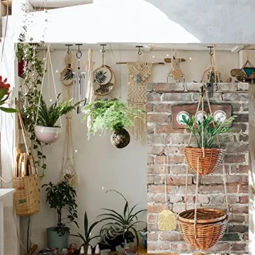 PUPINGPIG 4 Inch Heavy Duty Ceiling Hooks for Plants