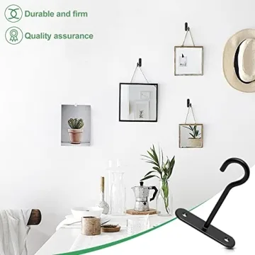 PUPINGPIG 4 Inch Heavy Duty Ceiling Hooks for Plants