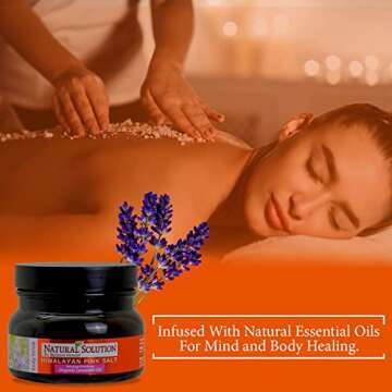 Natural Himalayan Pink Salt Body Scrub with Lavender Oil