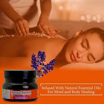 Natural Himalayan Pink Salt Body Scrub with Lavender Oil