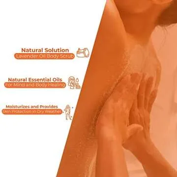 Natural Himalayan Pink Salt Body Scrub with Lavender Oil