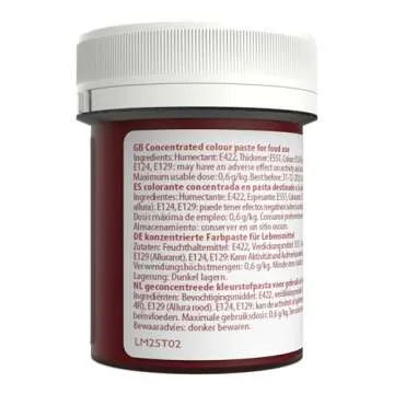 Sugarflair Maximum Concentrated Paste Edible Food Colouring 42g - Red Extra