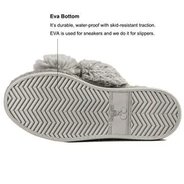 Soft Plush Fleece Cross Band Slippers for Women