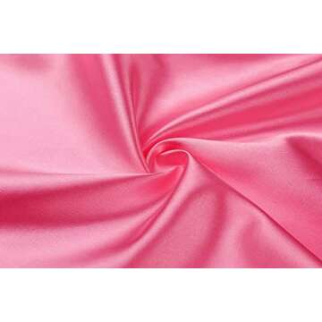 Women's Plus Size Satin Robes Short,Rose