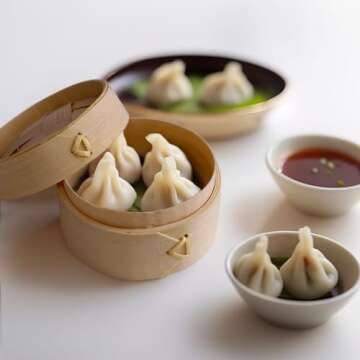 Mini Bamboo Steamer Baskets for Parties and Events