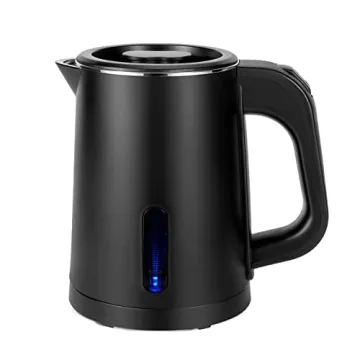 Small Electric Tea Kettle Stainless Steel, 0.8L Portable Mini Hot Water Boiler Heater, Travel Electr...