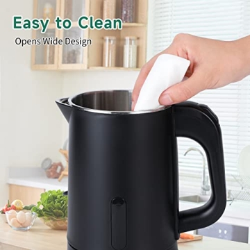 Portable Small Electric Tea Kettle 0.8L with Auto Shut-Off