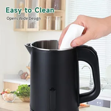 Portable Small Electric Tea Kettle 0.8L with Auto Shut-Off