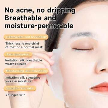 OUYILI DIY 50 sheets compressed disposable cotton face mask, granular skin care dry mask, home travel dual-use compressed mask paper beauty DIY