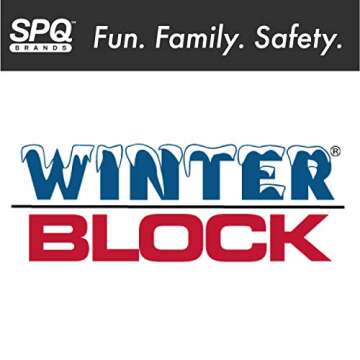 Winter Block Winter Pool Cover for Above Ground Pools, 15’ Ft., Round Winter Aboveground Pool Cover, 8-Year Warranty, Includes Winch and Cable, Superior Strength & Durability, UV Protected