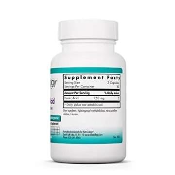 Nutricology Humic Acid Supplement - Immune System Support, Humic Acid for Humans, 750mg Humic Minera...