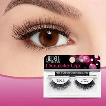 Ardell Double Up 208 Lashes - Dramatic Volume, 4 Pack