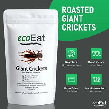 ecoEat Giant Crickets Edible Snack Gift - 15g