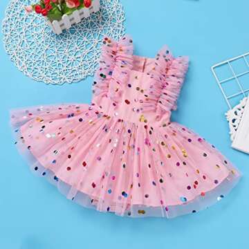Newborn Baby Girls Tulle One Piece Romper Dress Bodysuit Toddler Girl Tutu Dress Birthday Photography Summer Clothes