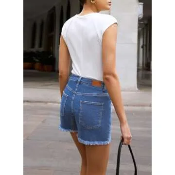 Sidefeel Casual High Waisted Women Shorts - Super Comfort