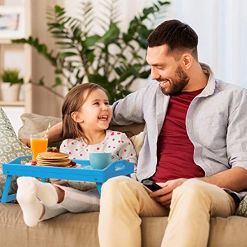 Bamboo Breakfast Tray with Handles for Easy Use