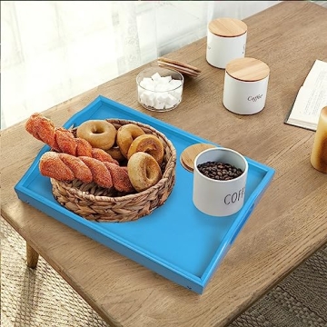 Bamboo Breakfast Tray with Handles for Easy Use