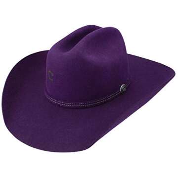 Charlie 1 Horse Cowgirl Hat in Gorgeous Purple Shade