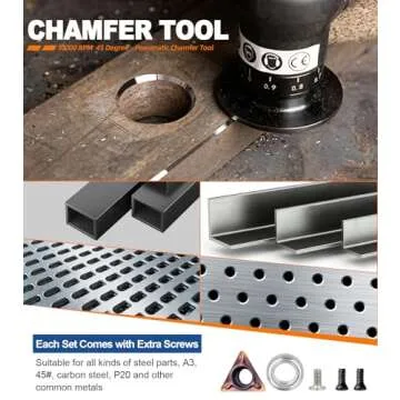 SI FANG Pneumatic Chamfer Tool for Lightweight Metalwork