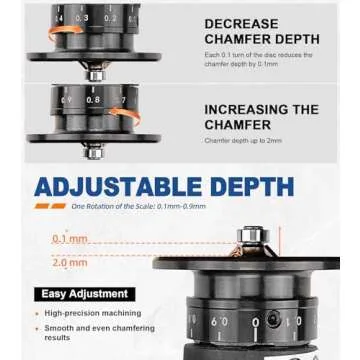SI FANG Pneumatic Chamfer Tool for Lightweight Metalwork