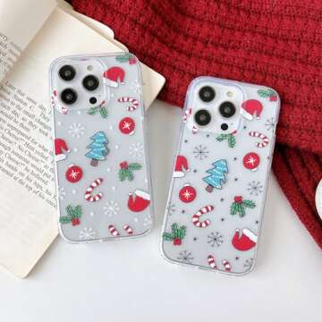 RALEAVO iPhone 14 Pro Max Christmas Case – Cute Protective Holiday Gift