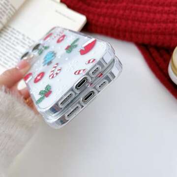 RALEAVO Christmas Case for iPhone 14 Pro Max Stylish Protection