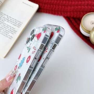 RALEAVO Christmas Case for iPhone 14 Pro Max Stylish Protection