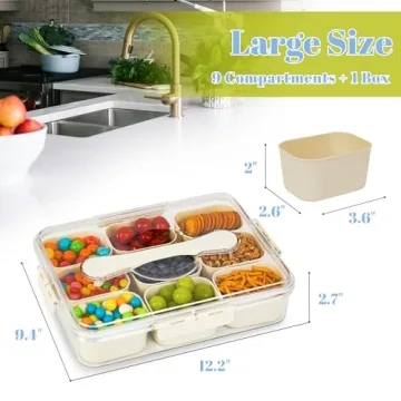 Large Snackle Box: Perfect Portable Snack Organizer