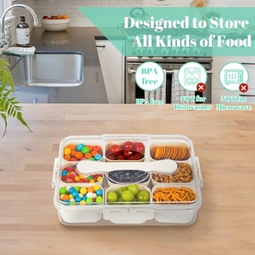 Large Snackle Box: Perfect Portable Snack Organizer