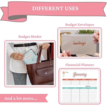 Rose Gold Budget Stickers for Cash Envelopes & Organizers