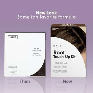 dpHUE Root Touch-Up Kit - Medium Brown Hair Color for Gray Coverage