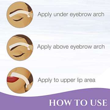 Satin Smooth EZ Grip Waxing Strips for Perfect Brows