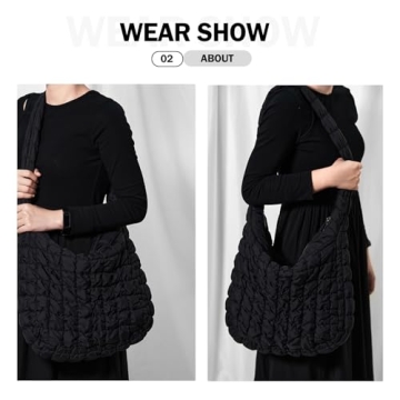 Stylish CALUOMATT Puffer Tote Bag for Every Occasion