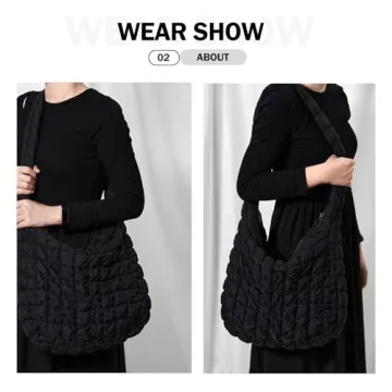 Stylish CALUOMATT Puffer Tote Bag for Every Occasion