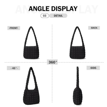 Stylish CALUOMATT Puffer Tote Bag for Every Occasion