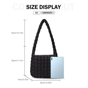 Stylish CALUOMATT Puffer Tote Bag for Every Occasion