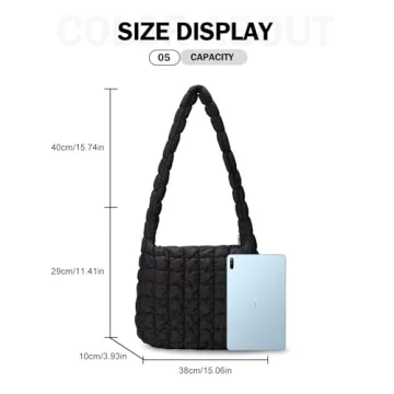 Stylish CALUOMATT Puffer Tote Bag for Every Occasion