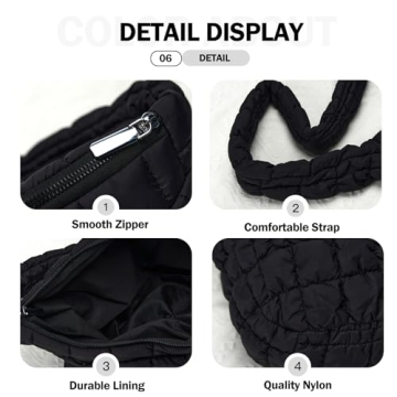 Stylish CALUOMATT Puffer Tote Bag for Every Occasion