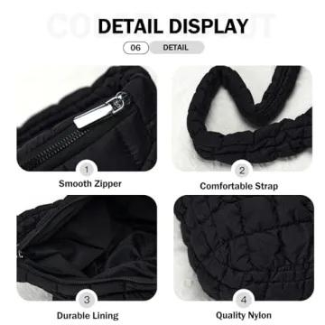 Stylish CALUOMATT Puffer Tote Bag for Every Occasion