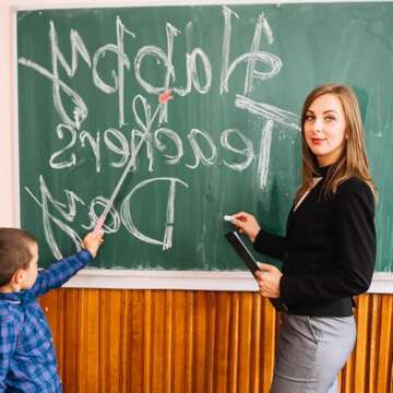 Thinp 5Pcs Retractable Finger Pointer Sticks for Teachers