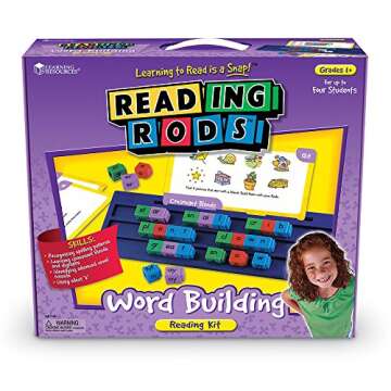 Learning Resources Reading Rods Word Building Kit