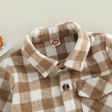 Stylish Toddler Flannel Plaid Jacket for Cool Days