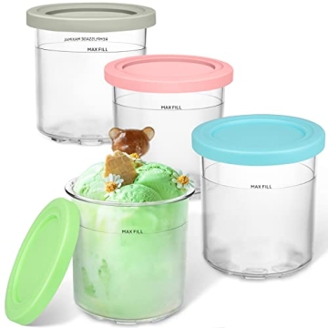 VanlonPro 16 oz Ice Cream Containers - Fun & Functional