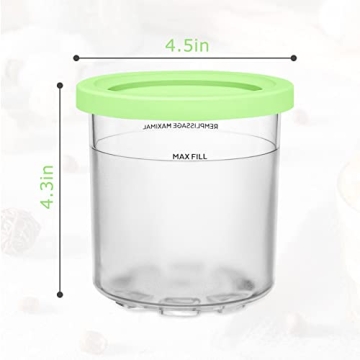 VanlonPro 16 oz Ice Cream Containers - Fun & Functional