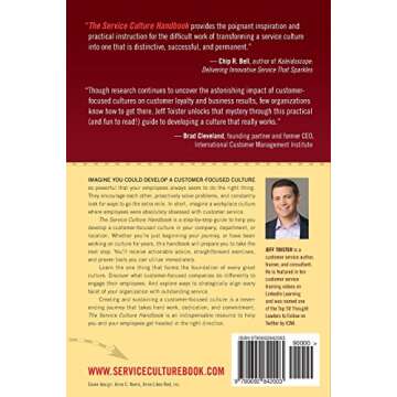 The Service Culture Handbook: A Step-by-Step Guide to Getting Your Employees Obsessed with Customer Service