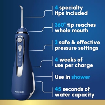 Waterpik Cordless Advanced 2.0 Water Flosser - Portable & Waterproof