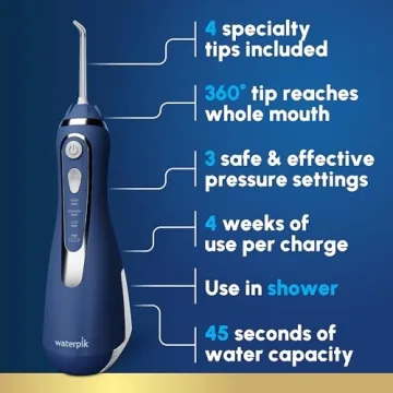 Waterpik Cordless Advanced 2.0 Water Flosser - Portable & Waterproof