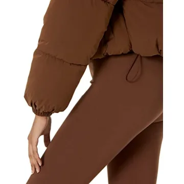 Stylish Amazon Essentials Women's Cropped Puffer Jacket